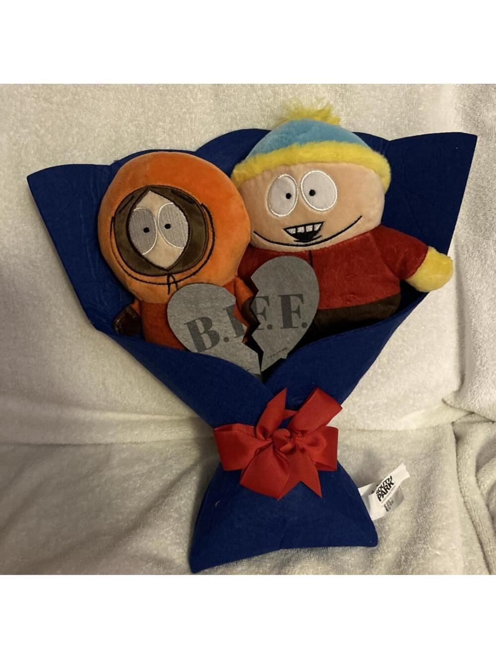 2026 Valentine's Plush Bouquet South Park  Cartman&Kenny New no tag. Great gift